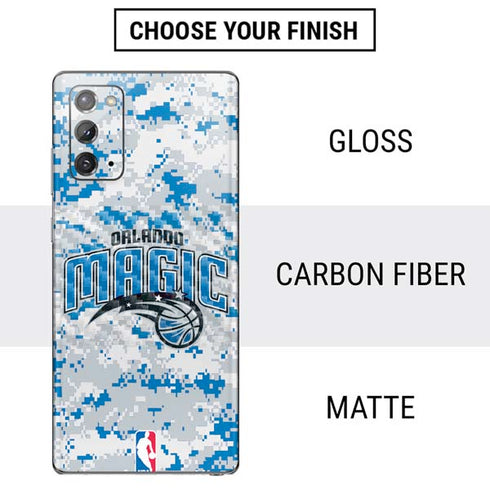 NBA Orlando Magic Digi Camo Galaxy Note20 5G Skin